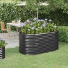 Lit surélevé de jardin Acier enduit de poudre Anthracite 