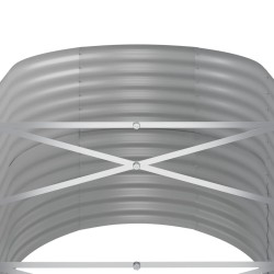 Lit surélevé de jardin Acier enduit de poudre Anthracite 