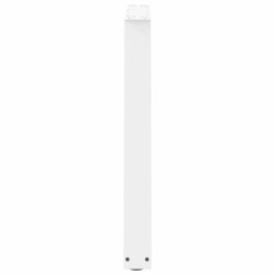 Pieds de table à manger en forme de V, 3 pièces, blanc, 70 x (72-73,3) cm, acier 