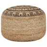 Pouf fait à la main Marron 45 x 30 cm Jute  