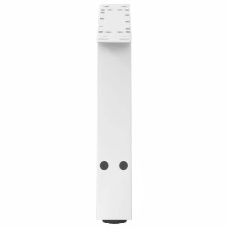 Pieds de table basse en forme de A, 2 pièces, blanc, 70 x (30-31) cm, acier 
