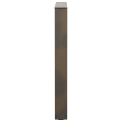 Pieds de table à manger en forme de V 3 pièces Acier naturel 70 x (72-73,3) cm 