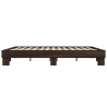 Cadre de lit sans matelas chêne marron 180x200 cm 