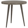 Ensemble de tables d'appoint 3 pcs Gris MDF et fer 