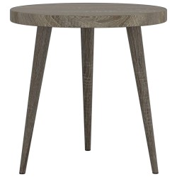 Ensemble de tables d'appoint 3 pcs Gris MDF et fer 