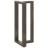 Pieds de table de bar en forme de T, 2 pièces, noir, 40 x 35 x (90-91) cm, acier 
