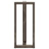 Pieds de table de bar en forme de T, 2 pièces, noir, 40 x 35 x (90-91) cm, acier 