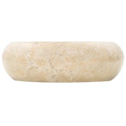 Lavabo 40 x 12 cm Marbre Crème 
