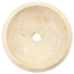 Lavabo 40 x 12 cm Marbre Crème 