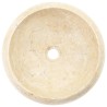 Lavabo 40 x 12 cm Marbre Crème 