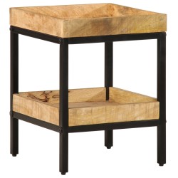 Table d'appoint 35x35x45 cm Bois massif de manguier 