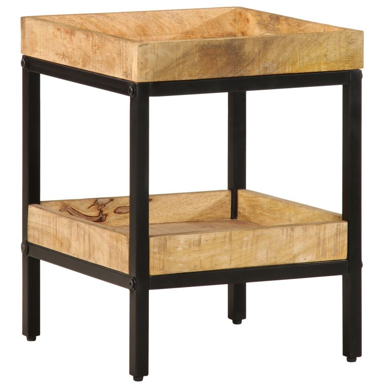 Table d'appoint 35x35x45 cm Bois massif de manguier 