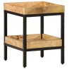 Table d'appoint 35x35x45 cm Bois massif de manguier 