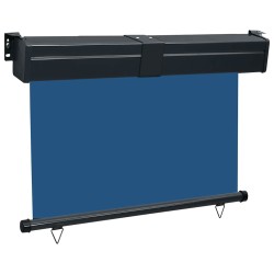 Auvent latéral de balcon 125x250 cm Bleu 