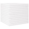Jardinière blanc 50x50x46 cm bois de pin massif 