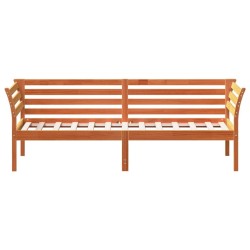 Lit de jour sans matelas cire marron 100x200 cm pin massif 