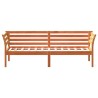 Lit de jour sans matelas cire marron 100x200 cm pin massif 