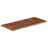 Dessus de table 100x50x3,8cm rectangulaire bois massif récupéré 