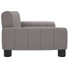 Lit pour chien taupe 70x45x30 cm tissu 