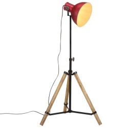 Lampadaire 25 W rouge délavé 75x75x90-150 cm E27 