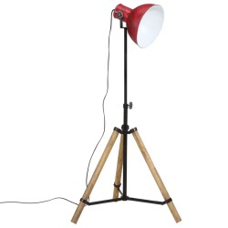 Lampadaire 25 W rouge délavé 75x75x90-150 cm E27 