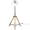 Lampadaire 25 W rouge délavé 75x75x90-150 cm E27 