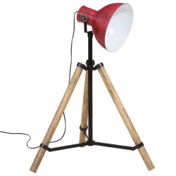 Lampadaire 25 W rouge délavé 75x75x90-150 cm E27 
