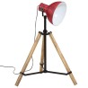 Lampadaire 25 W rouge délavé 75x75x90-150 cm E27 