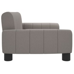 Canapé pour enfants taupe 70x45x30 cm tissu 