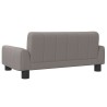 Canapé pour enfants taupe 70x45x30 cm tissu 