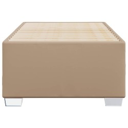 Cadre de lit sans matelas cappuccino 80x200 cm similicuir 