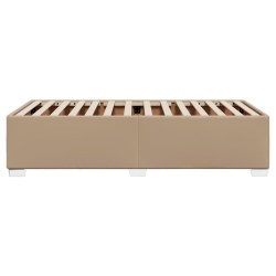 Cadre de lit sans matelas cappuccino 80x200 cm similicuir 