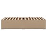 Cadre de lit sans matelas cappuccino 80x200 cm similicuir 