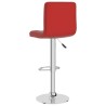 Tabouret de bar Rouge bordeaux Similicuir 