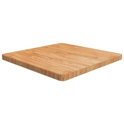 Dessus de table carré Marron clair 70x70x4cm Bois chêne traité 