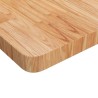 Dessus de table carré Marron clair 70x70x4cm Bois chêne traité 