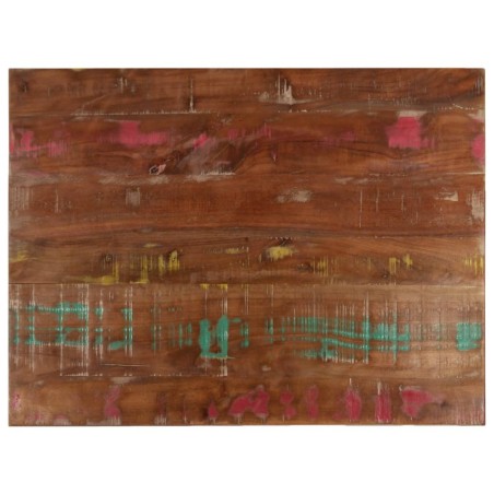 Dessus de table 90x50x3,8 cm rectangulaire bois massif récupéré 