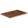 Dessus de table 90x50x3,8 cm rectangulaire bois massif récupéré 