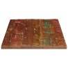 Dessus de table 90x50x3,8 cm rectangulaire bois massif récupéré 