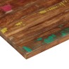 Dessus de table 90x50x3,8 cm rectangulaire bois massif récupéré 