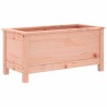 Jardinière 82,5x40x39 cm bois massif douglas 