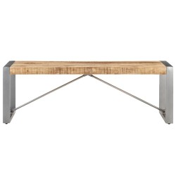 Table basse 120x60x40 cm Bois de manguier brut 