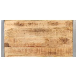 Table basse 120x60x40 cm Bois de manguier brut 