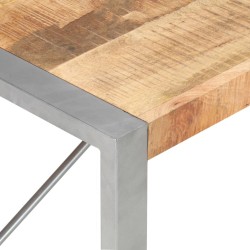 Table basse 120x60x40 cm Bois de manguier brut 
