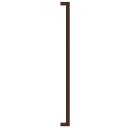 Poignées d'armoire 10 pcs bronze 480 mm acier inoxydable 