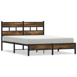 Cadre de lit sans matelas avec tête de lit 150x200 cm 