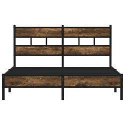 Cadre de lit sans matelas avec tête de lit 150x200 cm 