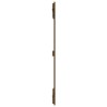 Tête de lit murale Marron miel 82,5x3x110 cm Bois massif de pin 