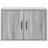 Armoires murales de garage 2 pcs sonoma gris bois d'ingénierie 