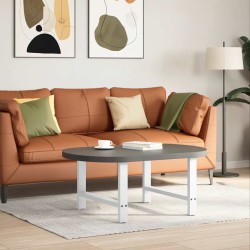 Pieds de table basse Blanc 2 pièces 70 x (42-43) cm Acier 